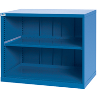 Shelf Cabinets, Steel, 33-1/2" H x 40-1/4" W x 22-1/2" D, Bright blue Auto Electric Service Ltd.
