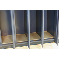 Locker Base Insert, Fits Locker Size 12" x 18", Light Grey, Plastic Auto Electric Service Ltd.