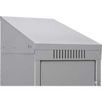 Casiers Clean Line, 2 niveaux, Bloc de 4, 48" x 18" x 82", Acier, Charbon, Rivet (assembl&eacute;) Auto Electric Service Ltd.