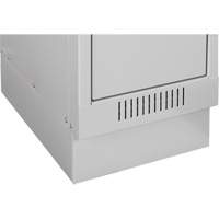 Casiers Clean Line, 2 niveaux, Bloc de 4, 48" x 18" x 76", Acier, Charbon, Rivet (assembl&eacute;) Auto Electric Service Ltd.