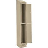 Clean Line Lockers, 2 -tier, Bank of 4, 48" x 18" x 82", Steel, Beige, Rivet (Assembled) Auto Electric Service Ltd.