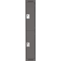 Casiers Clean Line, 2 niveaux, 12" x 18" x 72", Acier, Charbon, Rivet (assembl&eacute;) Auto Electric Service Ltd.