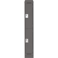 Casiers Clean Line, 2 niveaux, 12" x 18" x 82", Acier, Charbon, Rivet (assembl&eacute;) Auto Electric Service Ltd.