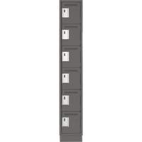 Petits casiers Clean Line, 6 niveaux, 12" x 18" x 76", Acier, Charbon, Rivet (assembl&eacute;) Auto Electric Service Ltd.