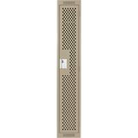 Clean Line Lockers, 12" x 15" x 72", Steel, Beige, Rivet (Assembled), Perforated Auto Electric Service Ltd.
