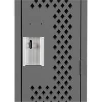 Clean Line Lockers, 12" x 15" x 72", Steel, Charcoal, Rivet (Assembled), Perforated Auto Electric Service Ltd.