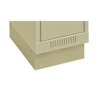 Clean Line Economy Lockers Recessed Base, 1 Banks, 4" H x 12" W x 18" D, Beige, Steel Auto Electric Service Ltd.