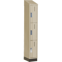 Casiers robustes Concorde, 3 niveaux, 12" x 18" x 82", Acier, Beige, Soud&eacute; (assembl&eacute;) Auto Electric Service Ltd.