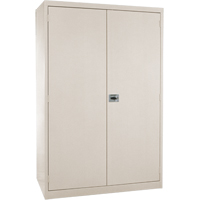 Deep Hi-Boy Storage Cabinet, Steel, 4 Shelves, 72" H x 36" W x 24" D, Beige Auto Electric Service Ltd.
