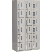 Concorde Heavy-Duty Lockers, 6 -tier, Bank of 3, 36" x 18" x 72", Steel, Grey, Welded (Assembled) Auto Electric Service Ltd.
