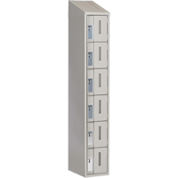 Concorde Heavy-Duty Lockers, 6 -tier, 12" x 18" x 78", Steel, Grey, Welded (Assembled) Auto Electric Service Ltd.
