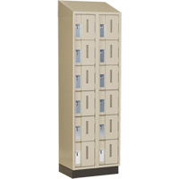 Concorde Heavy-Duty Lockers, 6 -tier, Bank of 2, 24" x 18" x 82", Steel, Beige, Welded (Assembled) Auto Electric Service Ltd.