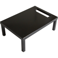 All-Welded Concorde Free Standing Locker Base, 1 Banks, 6" H x 12" W x 18" D, Black, Steel Auto Electric Service Ltd.