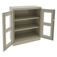 C-Thru Counter High Cabinet, Steel, 2 Shelves, 42" H x 36" W x 18" D Auto Electric Service Ltd.