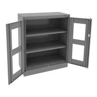 C-Thru Counter High Cabinet, Steel, 2 Shelves, 42" H x 36" W x 18" D Auto Electric Service Ltd.