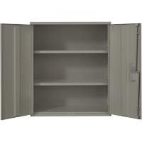 Lo-Boy Storage Cabinet, Steel, 2 Shelves, 40" H x 36" W x 18" D, Grey Auto Electric Service Ltd.