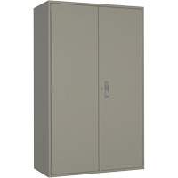 Extra Wide Hi-Boy Storage Cabinet, Steel, 4 Shelves, 72" H x 48" W x 24" D, Grey Auto Electric Service Ltd.