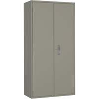 Hi-Boy Storage Cabinet, Steel, 4 Shelves, 72" H x 36" W x 18" D, Grey Auto Electric Service Ltd.