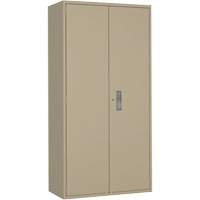 Combination Storage Cabinet, Steel, 6 Shelves, 72" H x 36" W x 18" D, Beige Auto Electric Service Ltd.