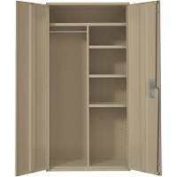Combination Storage Cabinet, Steel, 6 Shelves, 72" H x 36" W x 18" D, Beige Auto Electric Service Ltd.