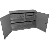 Armoire pour accessoires abrasifs, Acier, 2 tiroirs, 33-3/4" x 11-7/8" x 23-7/8", Gris Auto Electric Service Ltd.