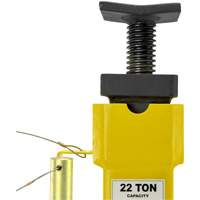 Jack Stands with Adjustable Screw Top Saddle, Locking Pin, 15-1/2" - 20-1/2" H Auto Electric Service Ltd.