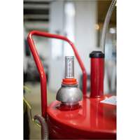 25-Gallon Steel Fuel Caddy with 2-Way Rotary Pump & Filter Auto Electric Service Ltd.