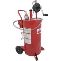 25-Gallon Steel Fuel Caddy with 2-Way Rotary Pump & Filter Auto Electric Service Ltd.