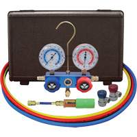 Automotive Manifold Gauge Set with Mini Dye Injector & Manual Couplers Auto Electric Service Ltd.