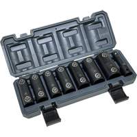 Double-Ended Hex & Twist Socket Set with Case, 8 Pieces, 1/2" Drive Size Auto Electric Service Ltd.