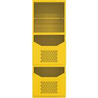 Spill Control Cabinet, 1 Shelves, 72" H x 24" W x 24" D, Steel, Yellow Auto Electric Service Ltd.