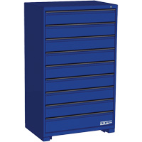 Modular Drawer Cabinet, 9 Drawers, 36" W x 24" D x 60" H, Blue Auto Electric Service Ltd.