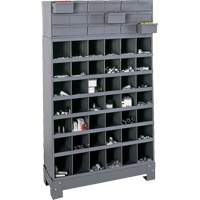 Unit&eacute; de stockage modulaire pour petites pi&egrave;ces, Acier, 18 tiroirs, 33-3/4" x 12-1/4" x 58-5/8", Gris Auto Electric Service Ltd.