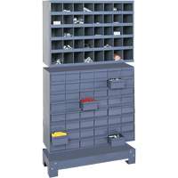 Unit&eacute; de stockage modulaire pour petites pi&egrave;ces, Acier, 48 tiroirs, 33-3/4" x 12-1/4" x 58-3/8", Gris Auto Electric Service Ltd.
