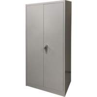 Armoire de rangement, Acier, 4 Tablettes, 66" h x 30" la x 15" P, Gris Auto Electric Service Ltd.