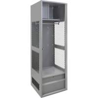 Casier pour &eacute;quipement, Acier, 24" la x 24" p x 72" h, Gris Auto Electric Service Ltd.