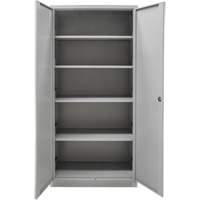 Armoires de rangement Hi-Boy, Acier, 4 Tablettes, 72" h x 36" la x 18" P, Gris Auto Electric Service Ltd.