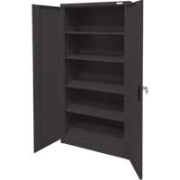 Storage Cabinet, Steel, 4 Shelves, 78" H x 36" W x 24" D, Black Auto Electric Service Ltd.