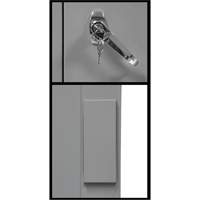 Armoire de rangement &agrave; hauteur de comptoir, Acier, 2 Tablettes, 42" h x 30" la x 15" P, Gris Auto Electric Service Ltd.