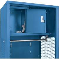 Casier pour &eacute;quipement, Acier, 24" la x 18" p x 72" h, Bleu fonc&eacute; Auto Electric Service Ltd.