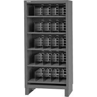 Armoire robuste &agrave; façade ouverte avec s&eacute;parateurs, Acier, 0 tiroirs, 36" x 24" x 78", Gris Auto Electric Service Ltd.