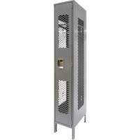 Casiers ventil&eacute;s, 12" x 18" x 78", Acier, Gris, D&eacute;mont&eacute;, Perfor&eacute; Auto Electric Service Ltd.