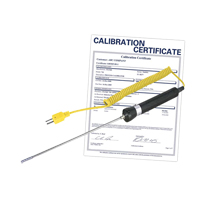 Air/Gas Thermocouple Probe with Calibration Certificate, 900 °C (1652°F) Max. Temp. Auto Electric Service Ltd.