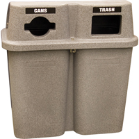 Recycling Containers Bullseye, Curbside, Plastic, 2 x 22 US gal. Auto Electric Service Ltd.
