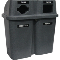 Recycling Containers Bullseye, Curbside, Plastic, 2 x 22 US gal. Auto Electric Service Ltd.