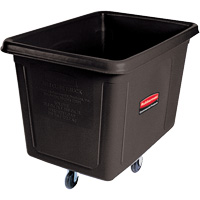 Bulk Cube Truck, Polyethylene, 48" L x 34-1/16" W x 36-1/2" H, 20 cu.ft. Volume, 600 lbs. Capacity Auto Electric Service Ltd.