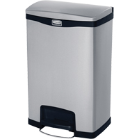 Slim Jim&reg; Waste Container, Stainless Steel, 13 US gal. Capacity Auto Electric Service Ltd.