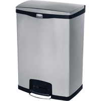Slim Jim&reg; Waste Container, Stainless Steel, 24 US gal. Capacity Auto Electric Service Ltd.