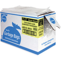Sacs &agrave; d&eacute;chets alimentaires, T-Fort, 35" la x 50" lo, 0,92 mils, Transparent Auto Electric Service Ltd.