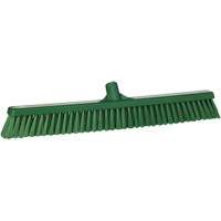 Combo Bristle Push Broom, Coarse/Fine Bristles, 24", Polyester, Green Auto Electric Service Ltd.